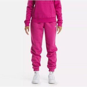 REEBOK Womens Proud Pink Fleece Pants Joggers Sweapants Sz 4X NEW NET